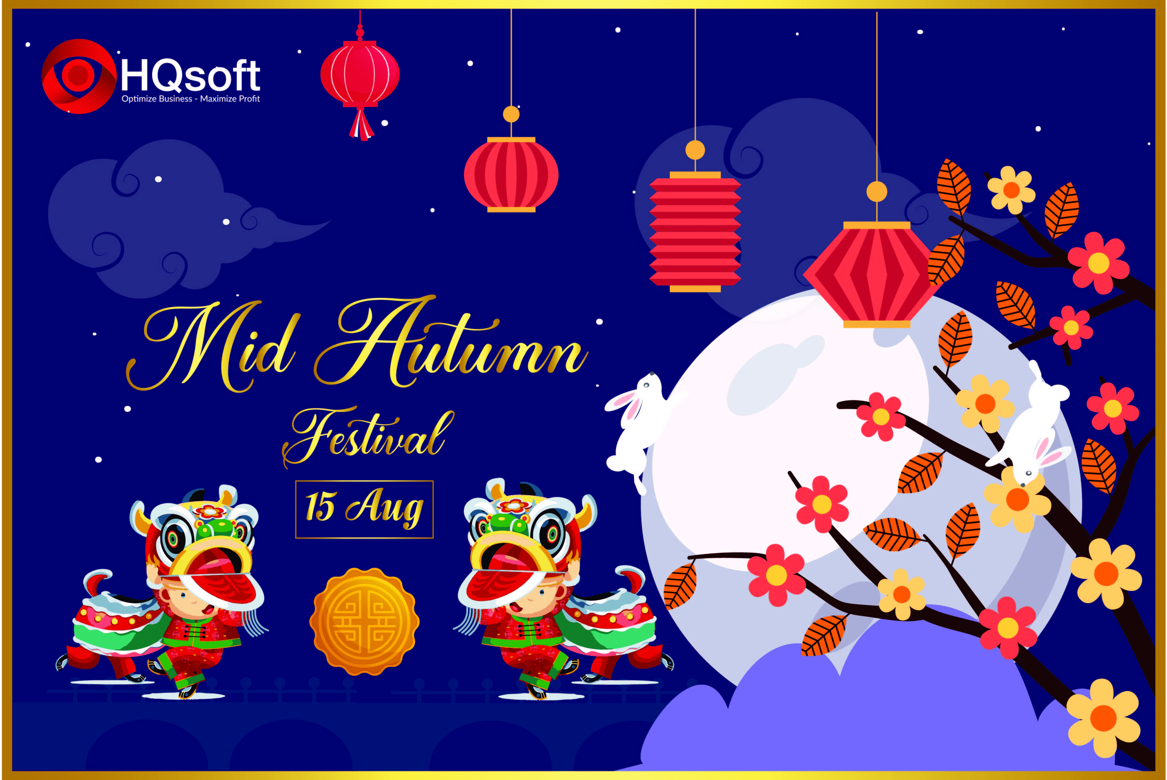 HQSOFT Send Greetings of 2020 Mid Autumn Festival - HQsoft