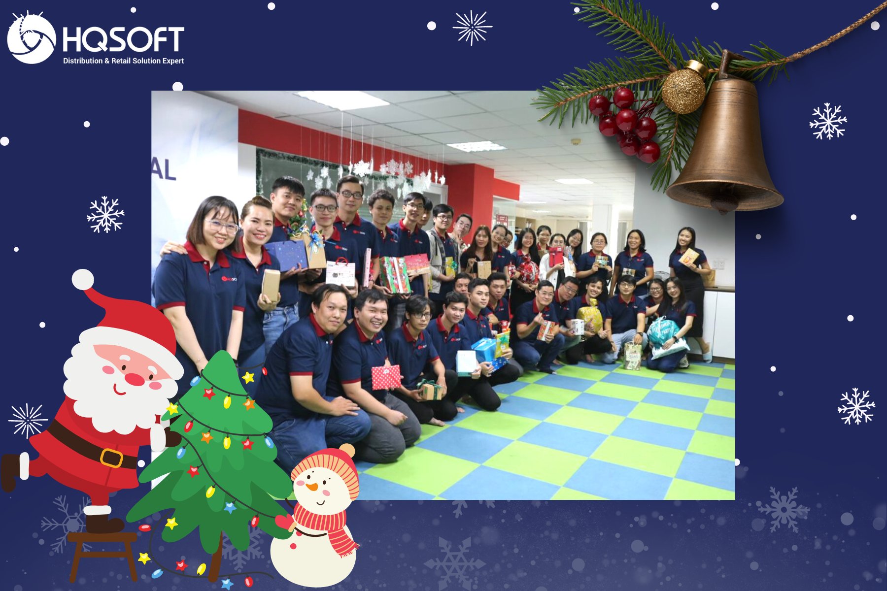 MERRY CHRISTMAS WITH HQSOFT FAMILY - HQsoft