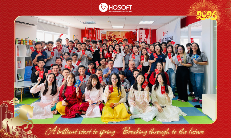 Bright spring colors blend with the bustling rhythm of the first days of the year, HQSOFT has officially opened Spring - New Year 2026, marking the starting milestone for a promising journey.