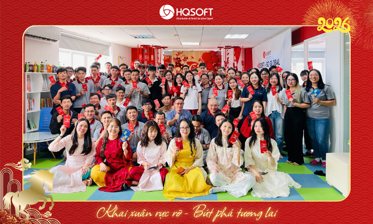 Sắc xuân rực rỡ hòa cùng nhịp đập rộn ràng của những ngày đầu năm, HQSOFT đã chính thức Khai Xuân - Tân Niên 2026